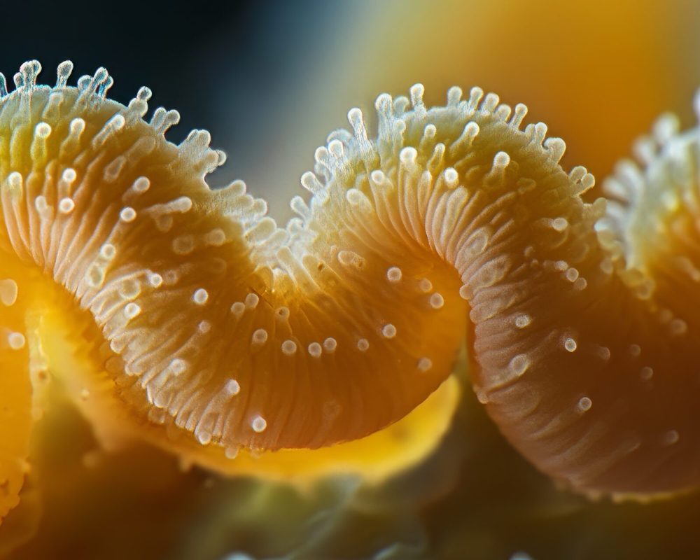 Mature proglottids of the cestodes tapeworm, specifically Dipylidium caninum, showcasing the unique characteristics of this tapeworm. The study of cestodes and tapeworms enhances understanding of parasitic life.